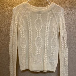 Cable knit sweater